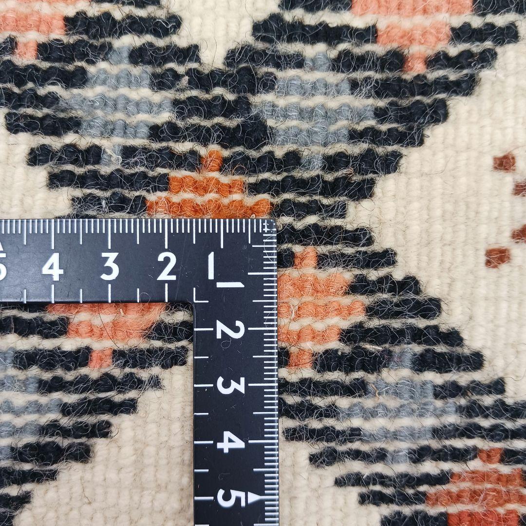 Y2220 トルコ絨毯 トライバルラグ ウール 225×156㎝