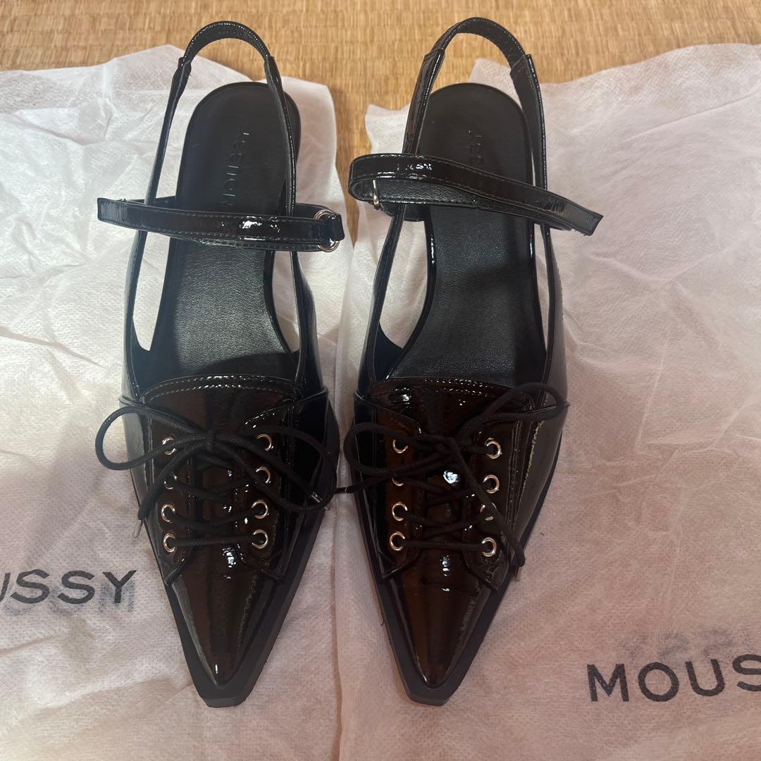 LACE UP SLING BACK ミュール