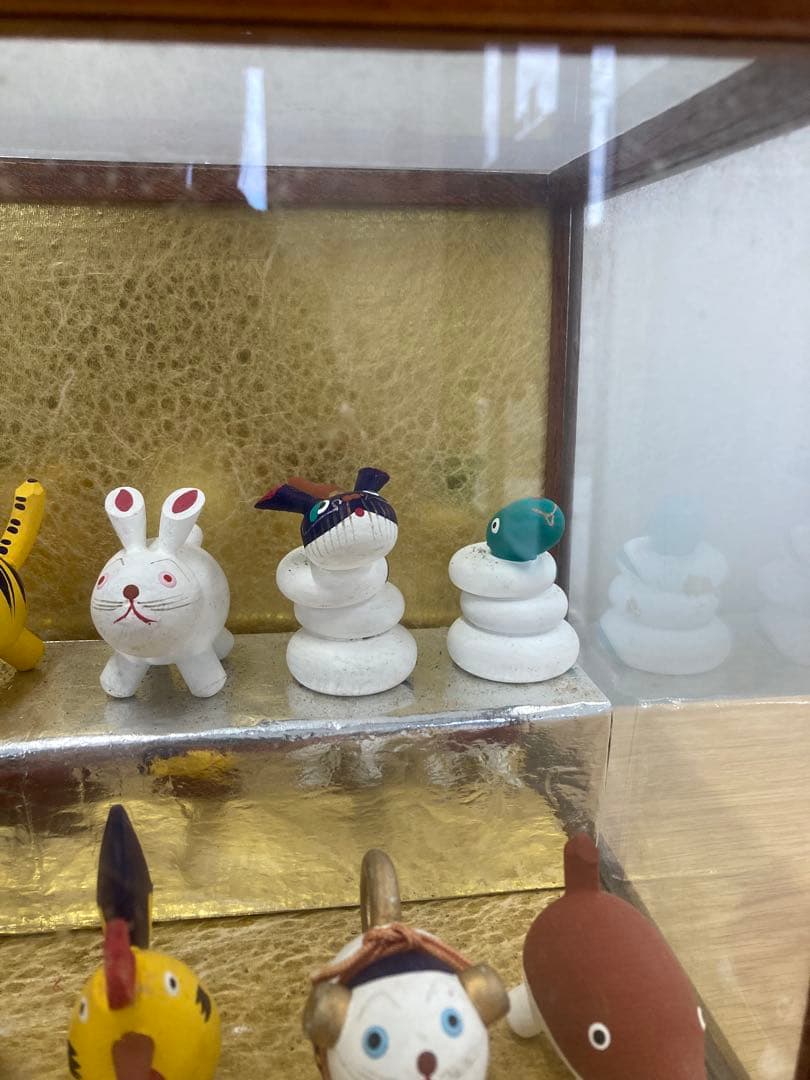 値下げ！おぐら屋　干支人形　オリジナル木箱入り　木彫 十二支　鳥取伝統工芸品