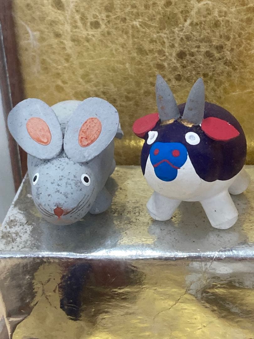 値下げ！おぐら屋　干支人形　オリジナル木箱入り　木彫 十二支　鳥取伝統工芸品