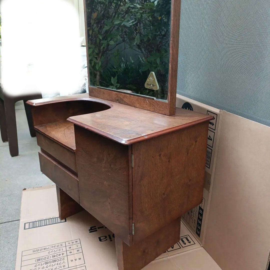 姿見鏡台　ドレッサー　日本板硝子　ハイミラー　ヴィンテージ　昭和レトロ