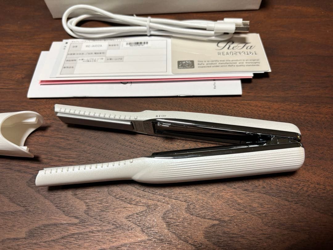 ReFa ストレートヘアアイロン RE-AG02A ホワイト