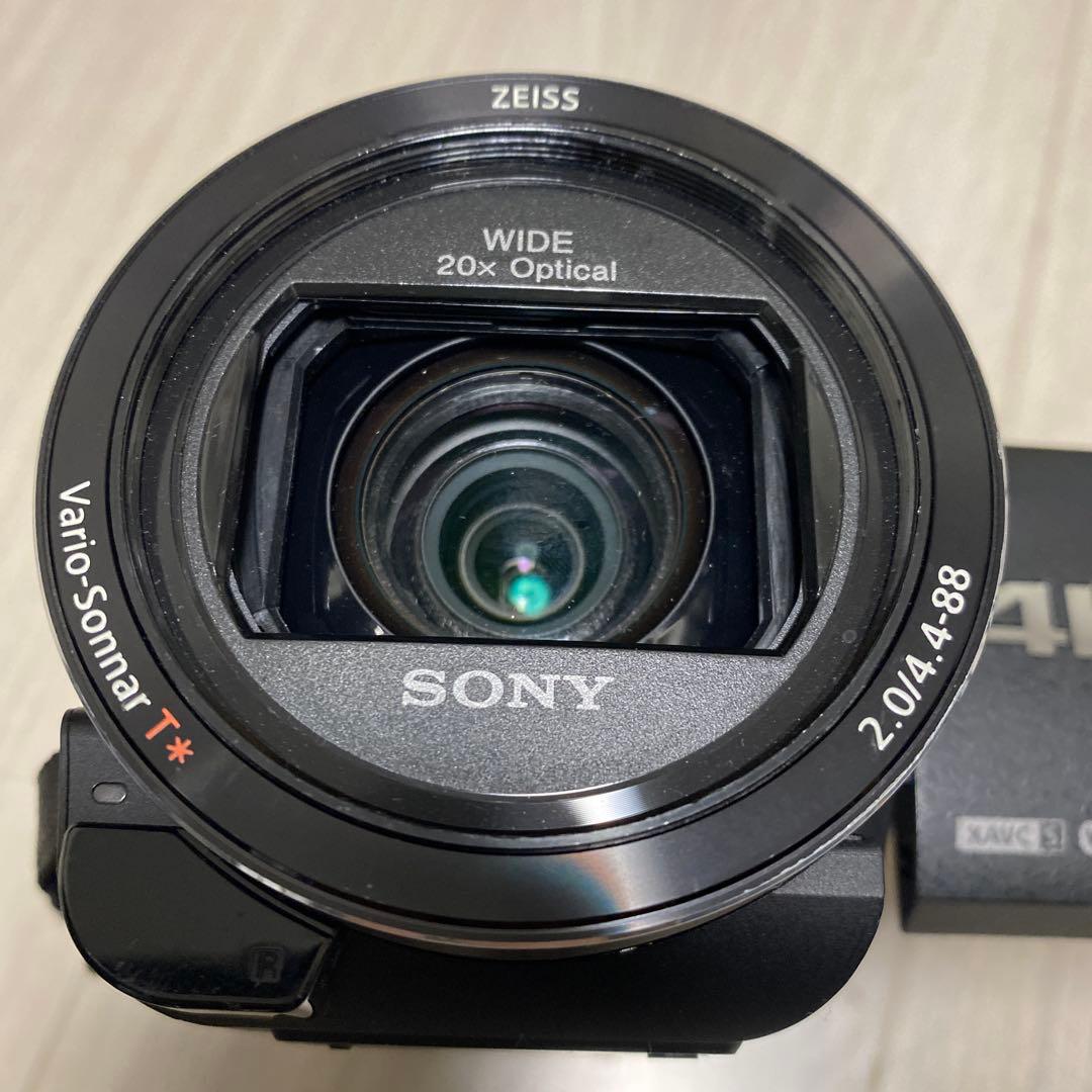 SONY FDR-AX45 4Kビデオカメラ 本体と付属品と箱