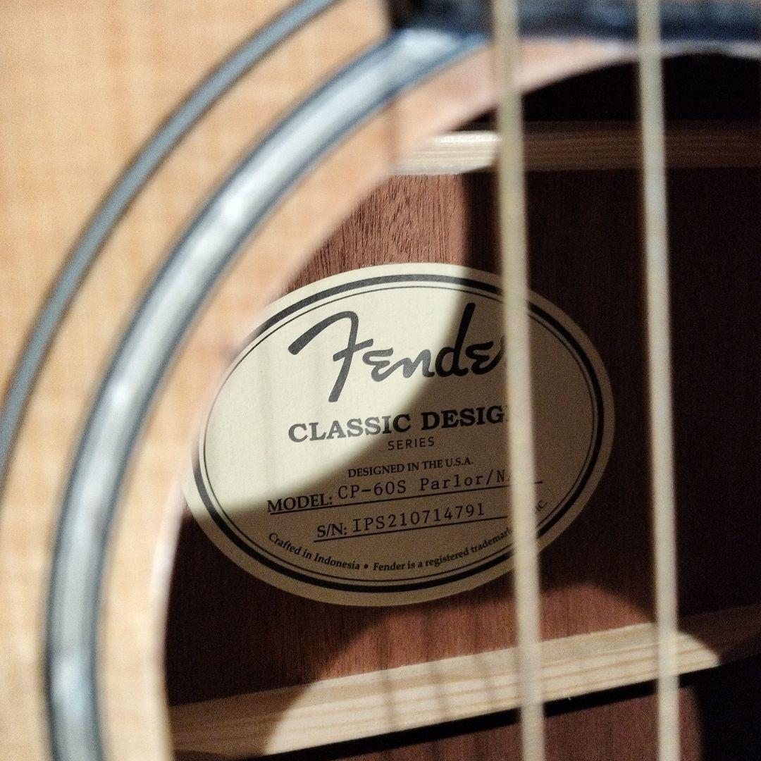 Fender CP-60S パーラーサイズ　アコースティックギター