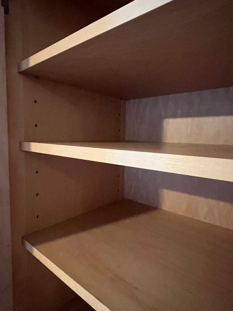 TIMELESS COMFORT メイプル無垢材 キッチンキャビネット