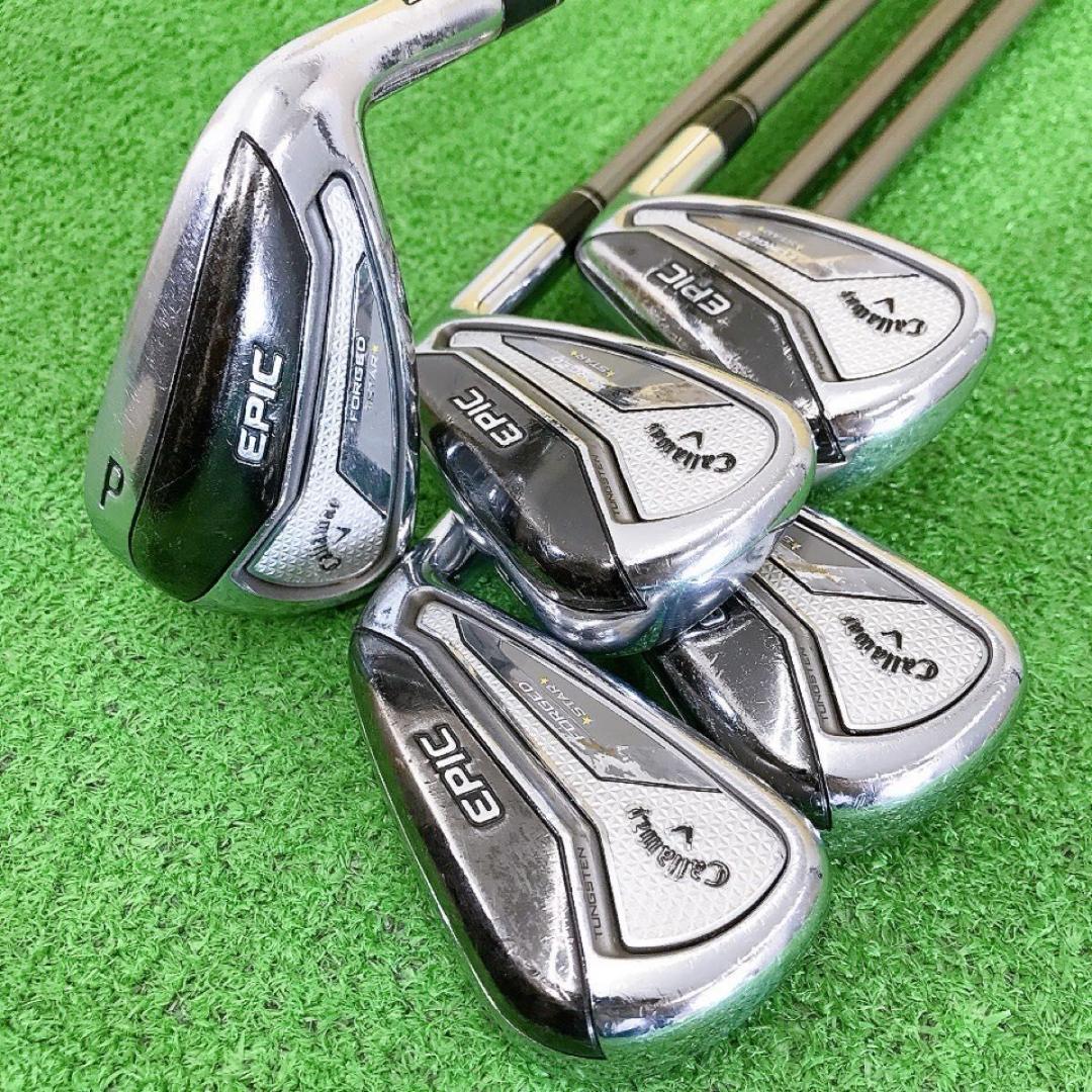 チ04★キャロウェイ EPIC FORGED STAR 5本アイアンセット SR
