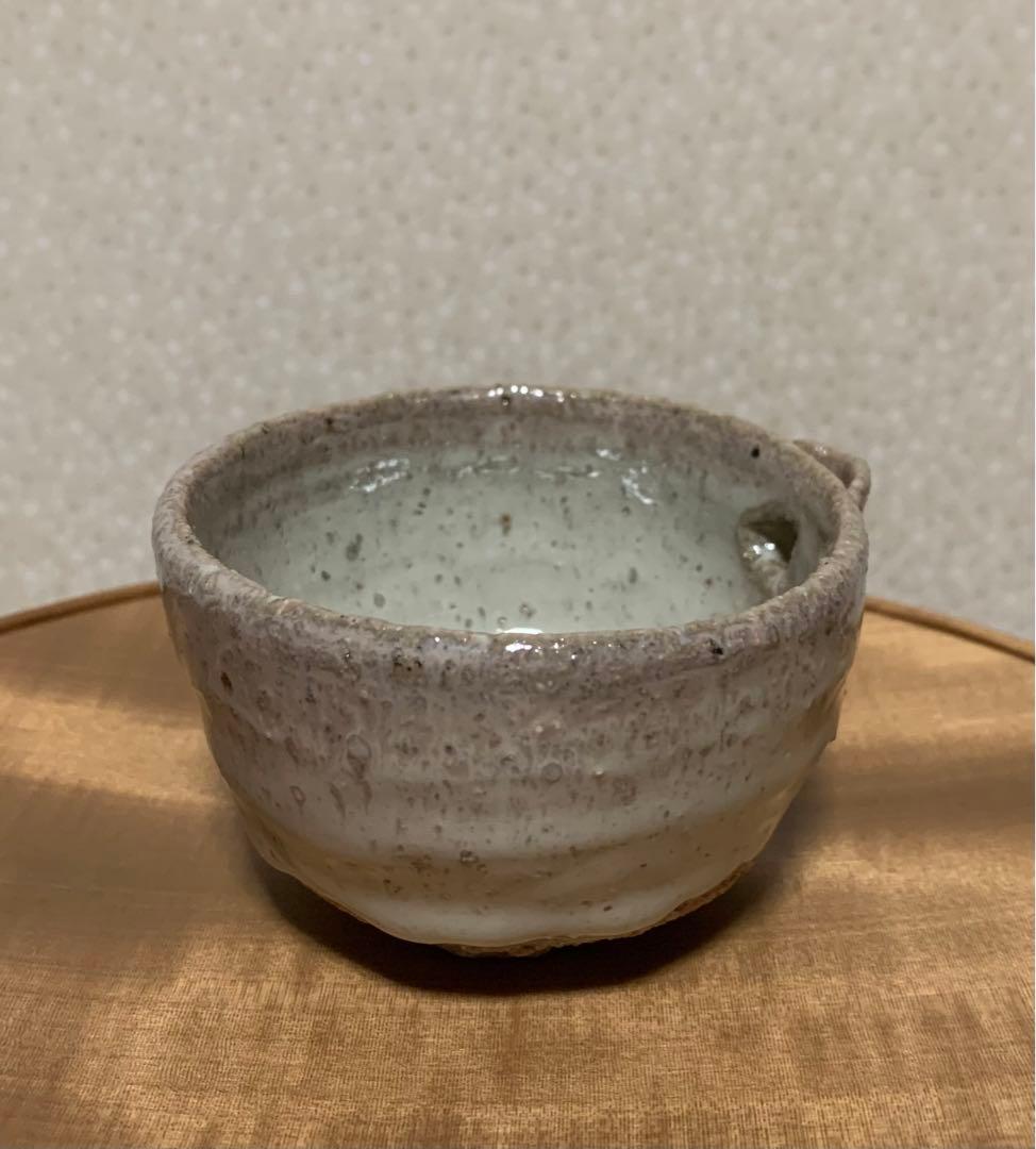 【最上作】　酒器　西岡小十 作　斑唐津片口ぐい呑　唐津焼