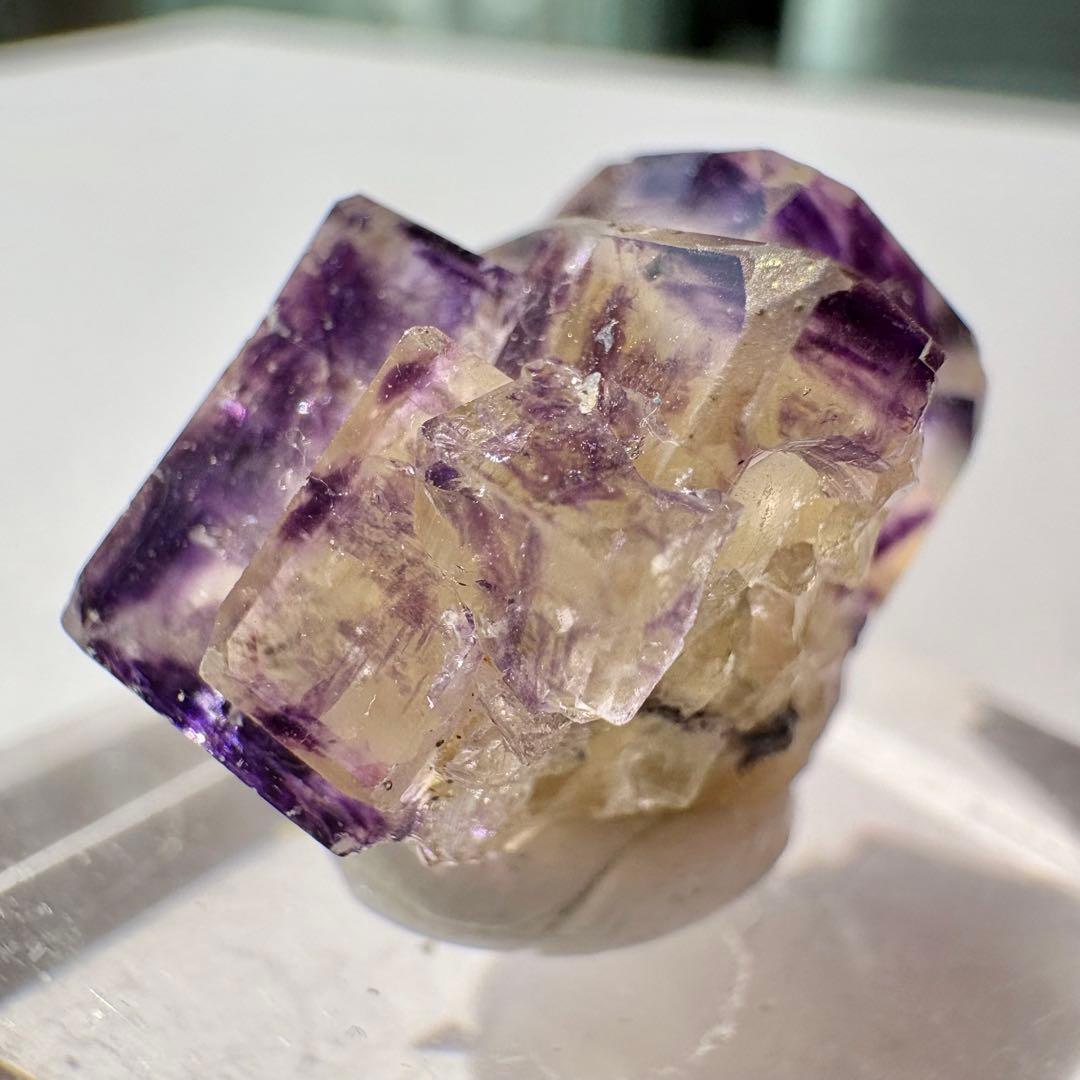 498 ナミビア　パープルバニーポケット　フローライト