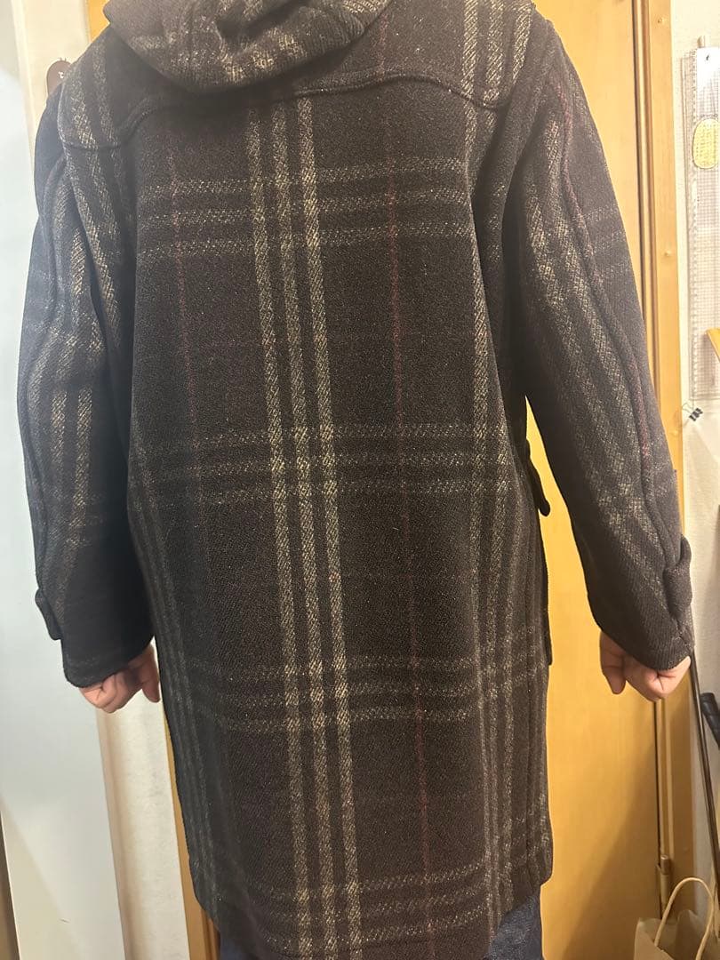 Burberry チェック柄 ダッフルコート