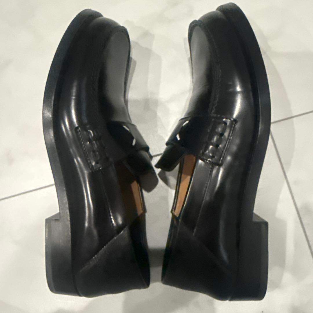 Maison Margiela ブラック ローファー 38 メゾンマルジェラ