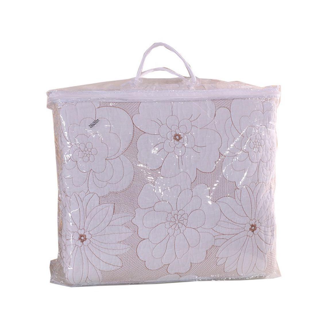 キルトベッドカバー3点セット綿マルチカバー キルティング 036