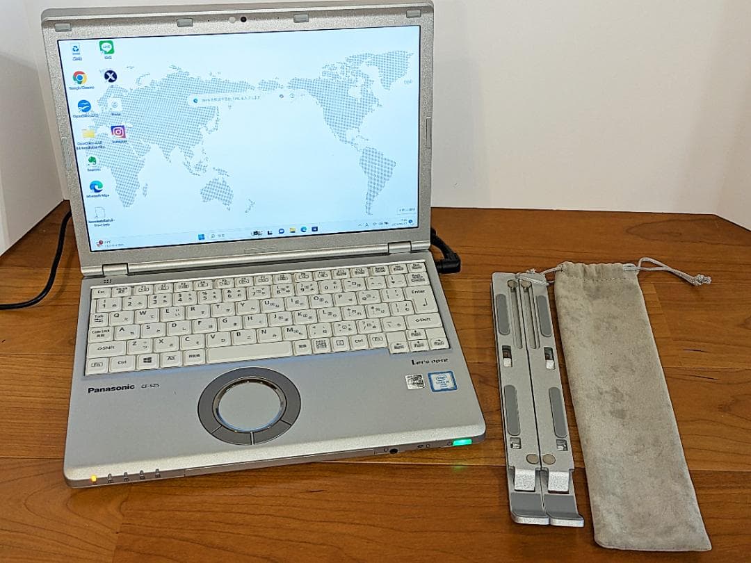 パナソニック レッツノート/Let's Note/付属品有/シルバー