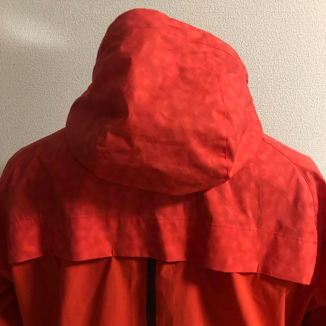 2019年モデル 撥水 ダブルジップ パーカー レッド レオパード柄 サイズ6