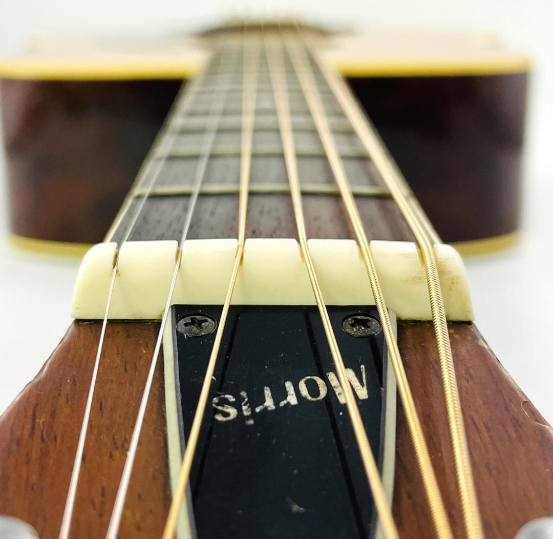 希少 創世記ロゴ 杢目 Morris W-25 ビンテージ1974年製【整備品】