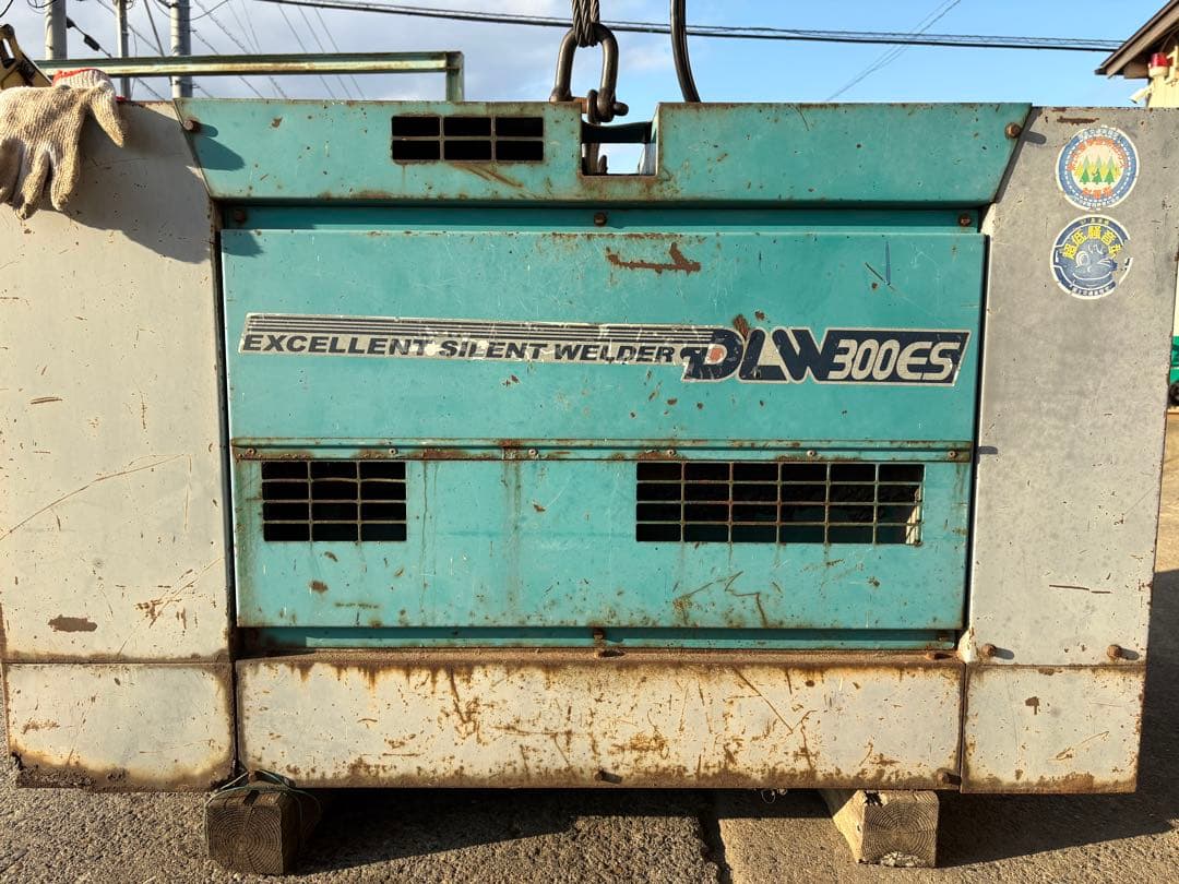 DLW-300ES デンヨー エンジン 溶接機 発電機 200V 100V
