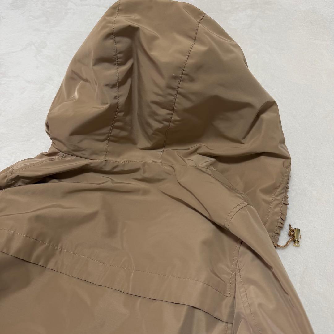 フランシュリッペ モッズコート パールリボン ビジュー ライナー付き ベージュ