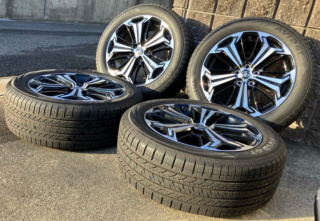 【ピー助】 RAV4 PHV 19インチ 純正ホイール＋タイヤ４本セット