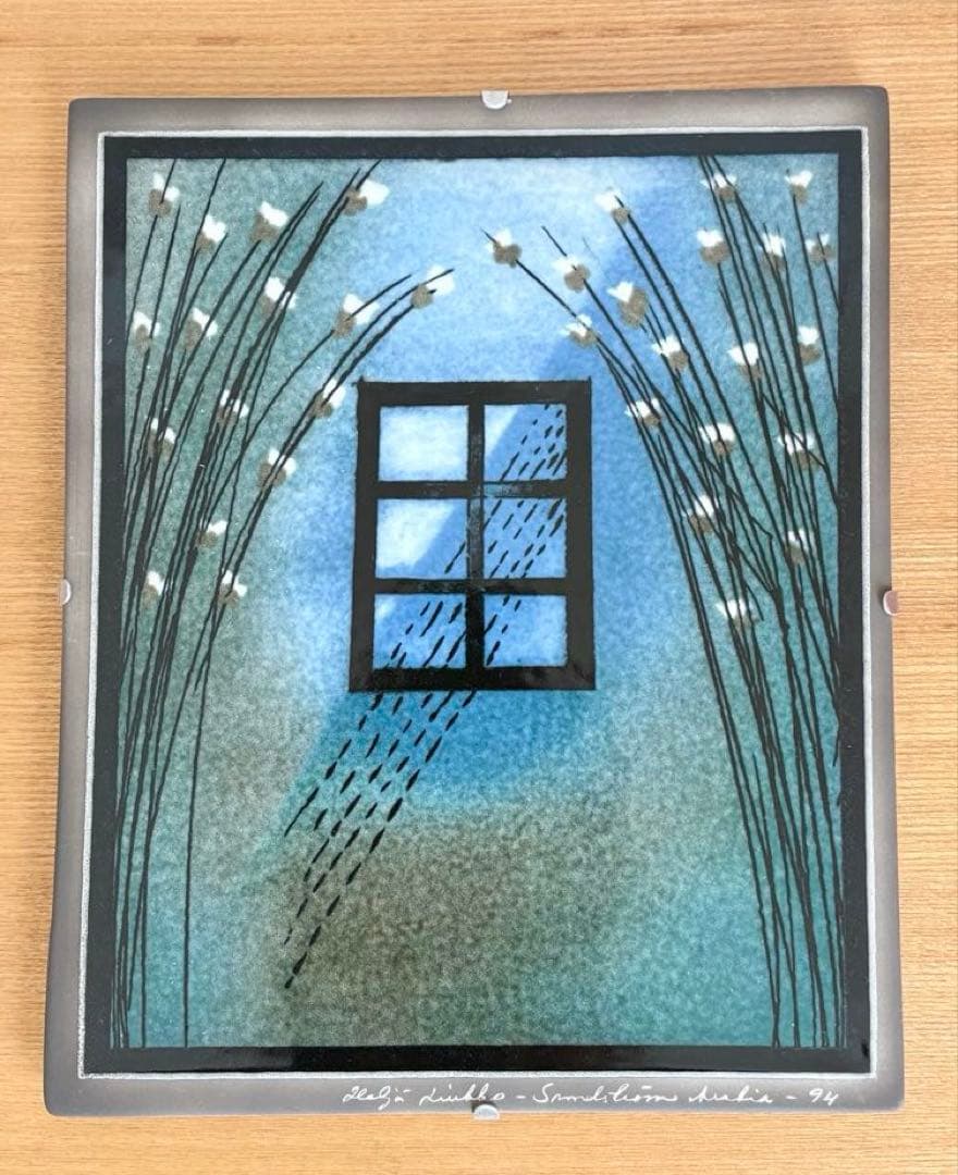 【別注品】ARABIA ヘルヤ \"Kodin ikkuna\" 陶板画