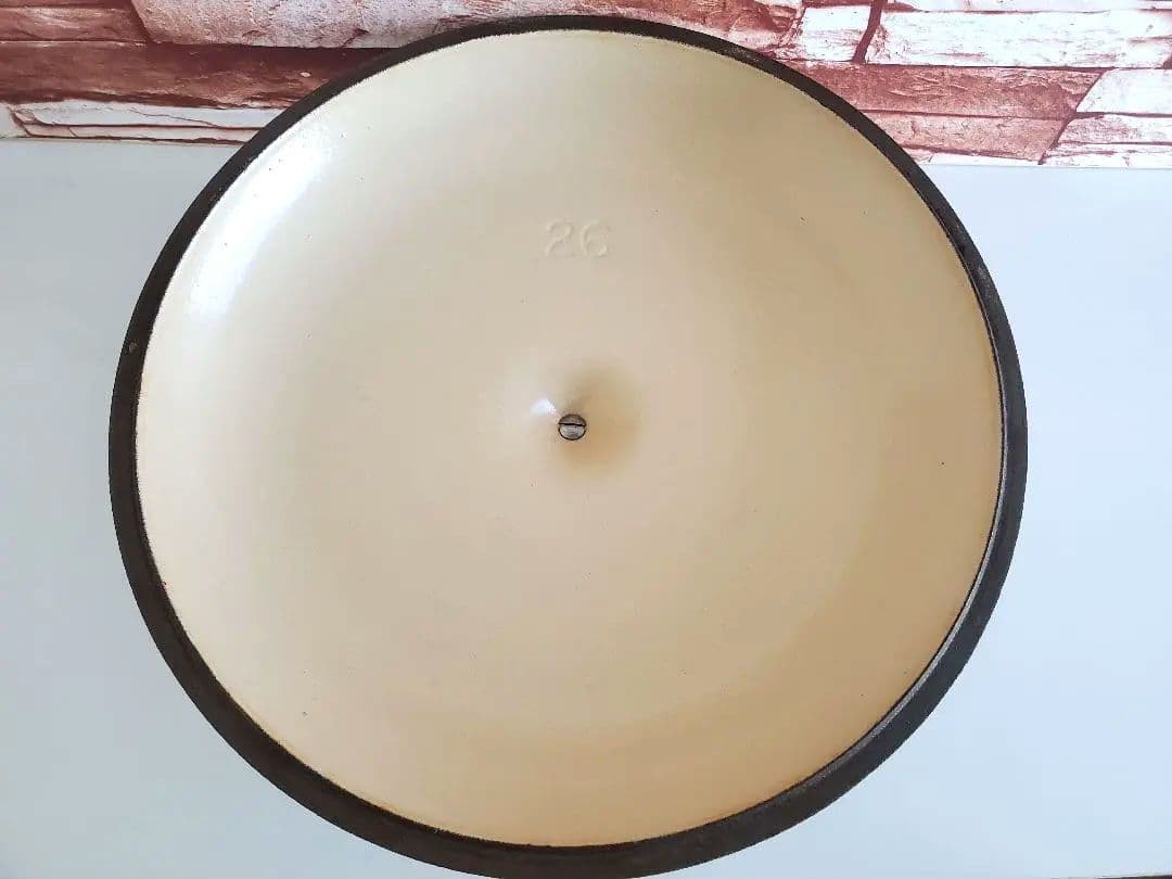 【希少品】ル・クルーゼ Enzo Mari エンツォ マリ　大型26㎝