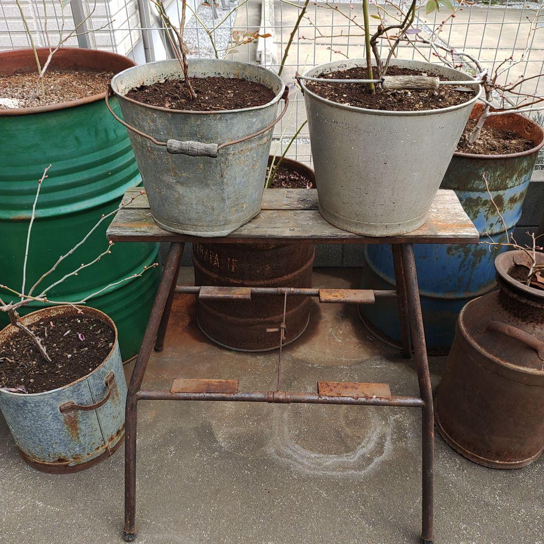 アンティーク　レトロ　足場 脚立