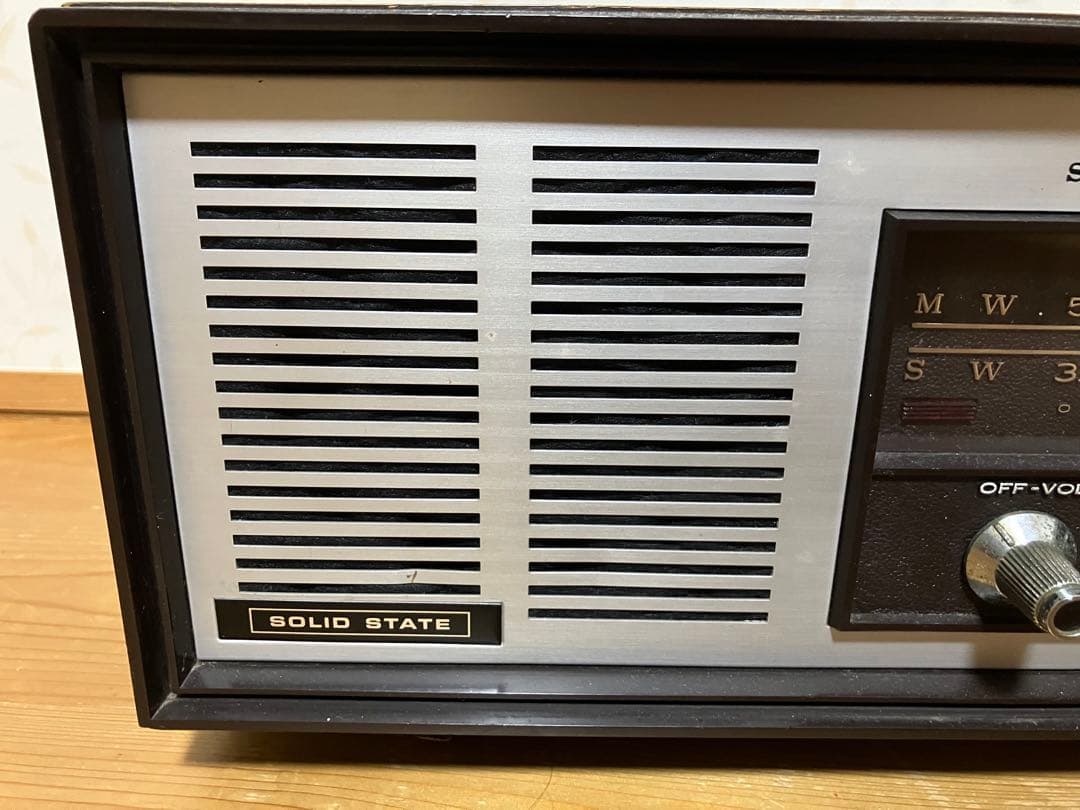 【希少・動作良好】昭和レトロ Victorラジオ AM/短波 モデル5H-258
