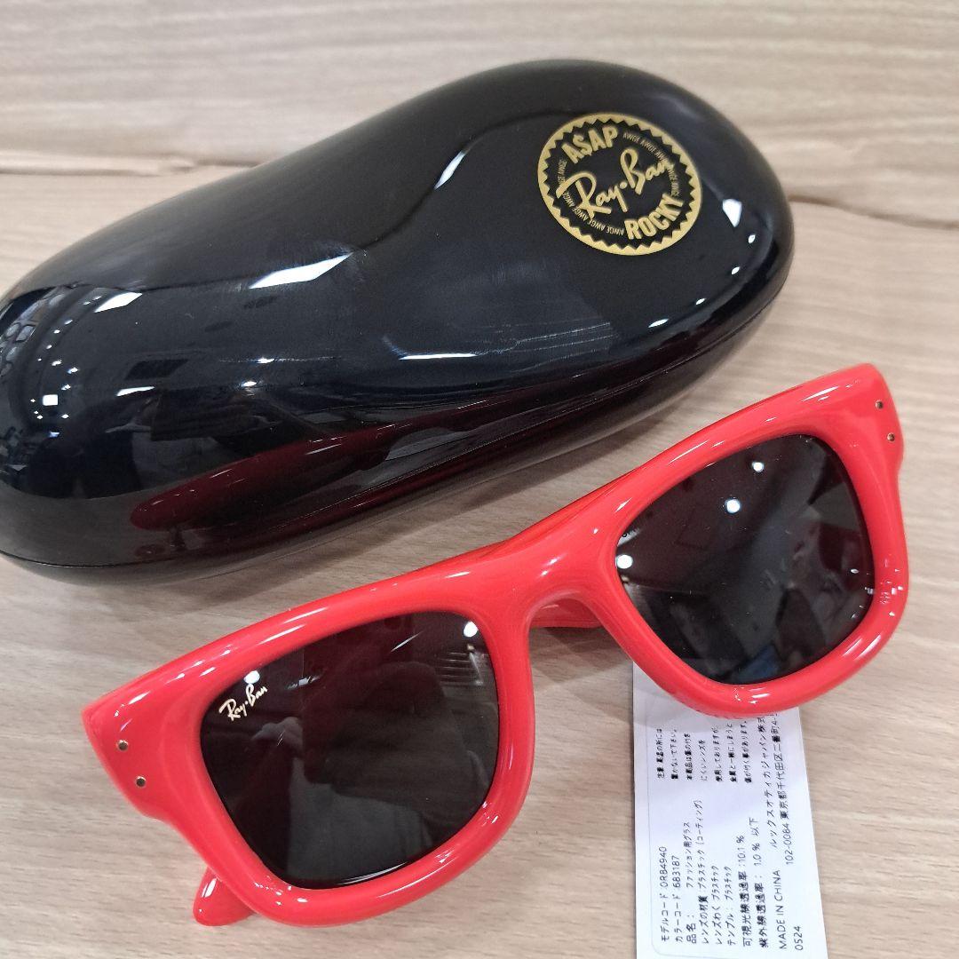 Ray-Ban A$AP Rocky RB4940 683187 レッド 新作