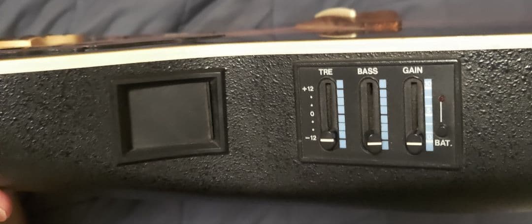 Ovation Celebrity Deluxe ハードケース、ストラップ付き