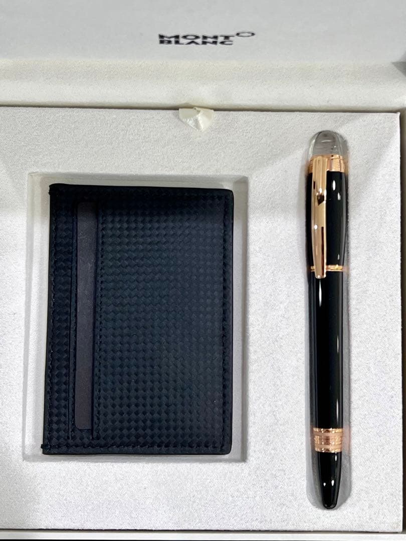 ブラックフライデーセール中！！【新品極美品】モンブラン　ボールペン　カードケース