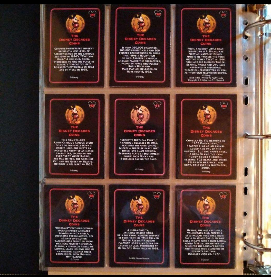ディズニーTHE DISNY DECADES  COINS 51枚セット