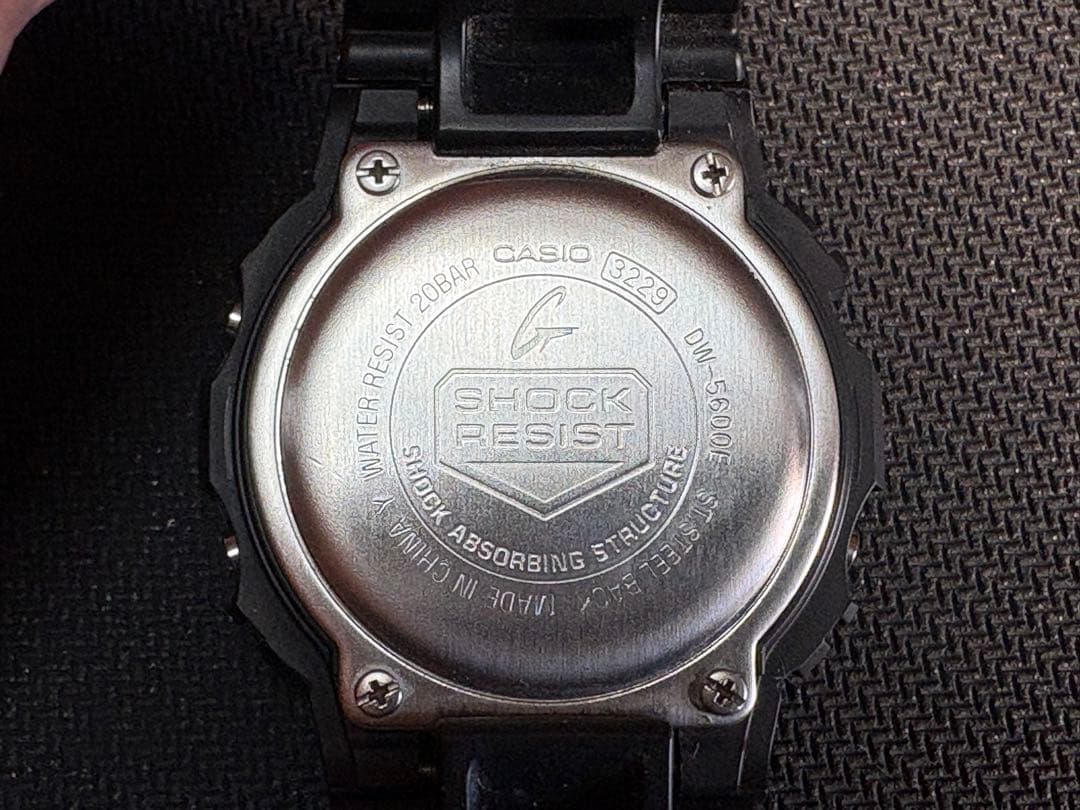 kou☆様 CASIO G-SHOCK DW-5600E-1 スピードモデル