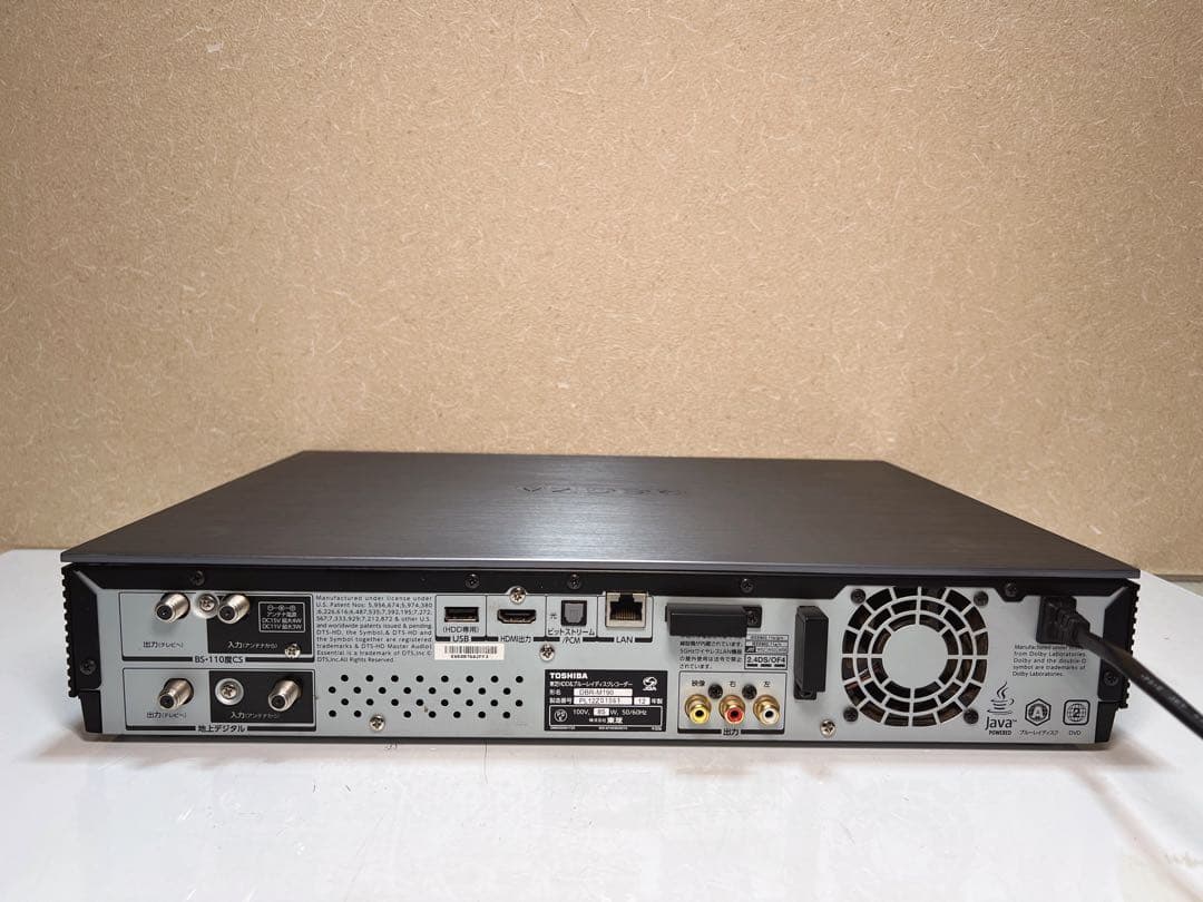 TOSHIBA BDレコーダー REGZA レグザ DBR-M190