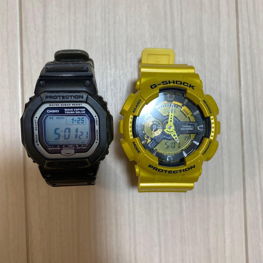 G-SHOCK GA-110NM イエロー タフソーラー GW-5600SJ