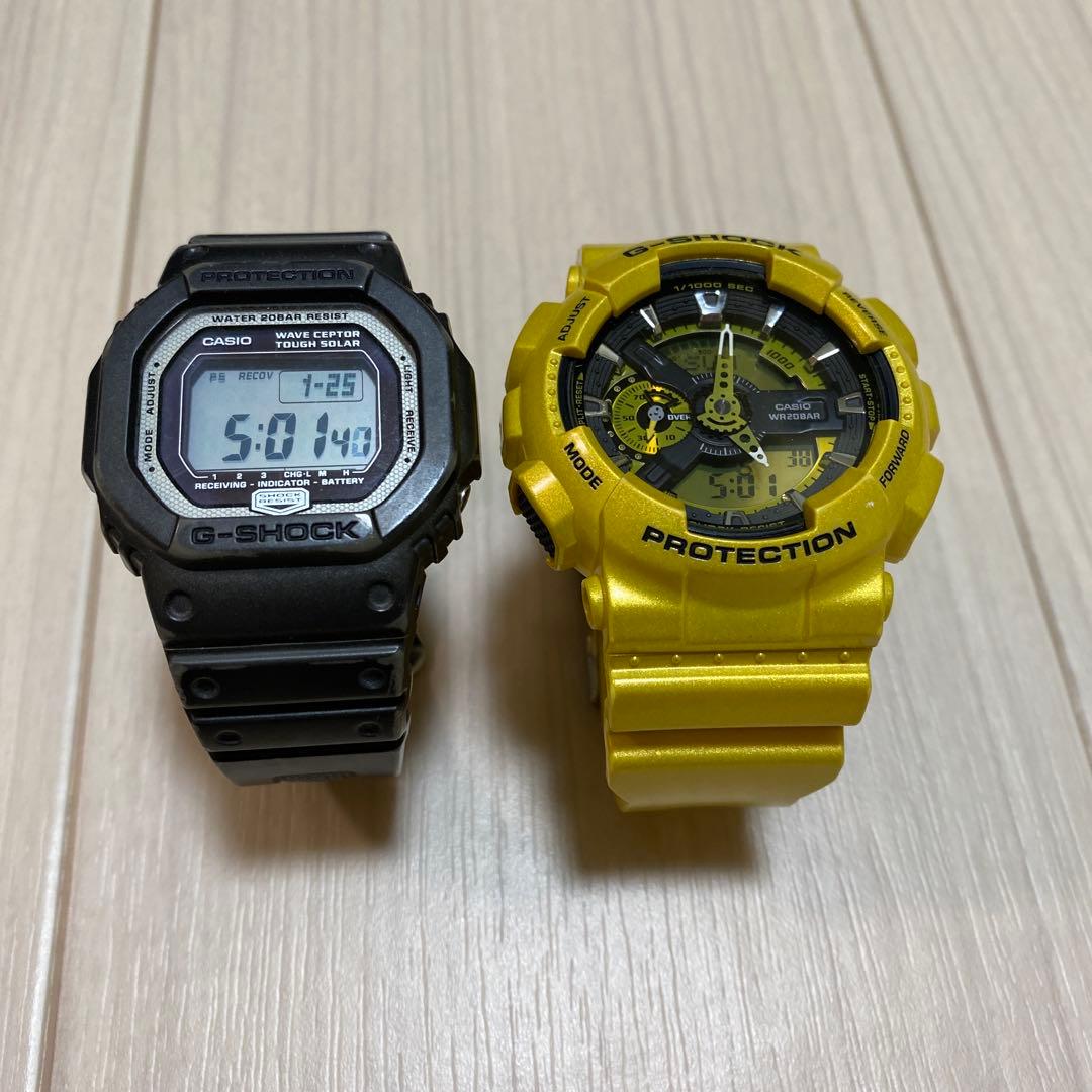 G-SHOCK GA-110NM イエロー タフソーラー GW-5600SJ
