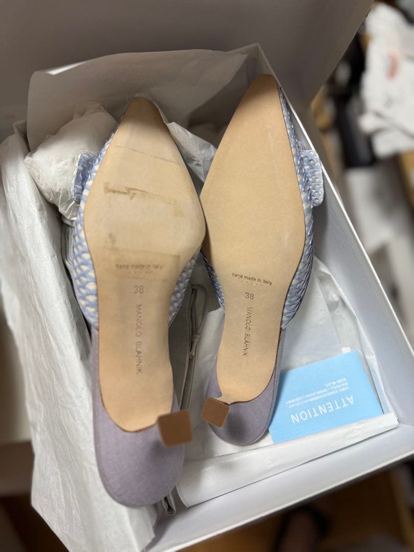 【新品未使用】MANOLO BLAHNIK MAYSALE ミュール 38