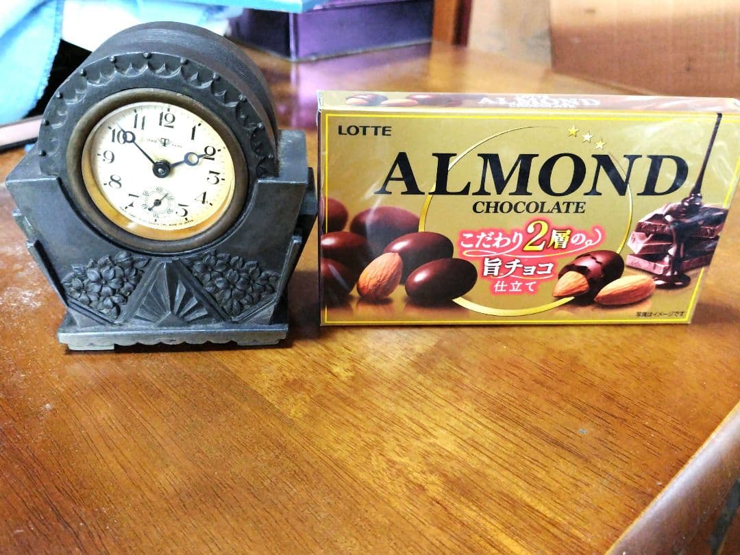 東京時計製造　銅製　置き時計　アンティーク　ビンテージ【ジャンク品】