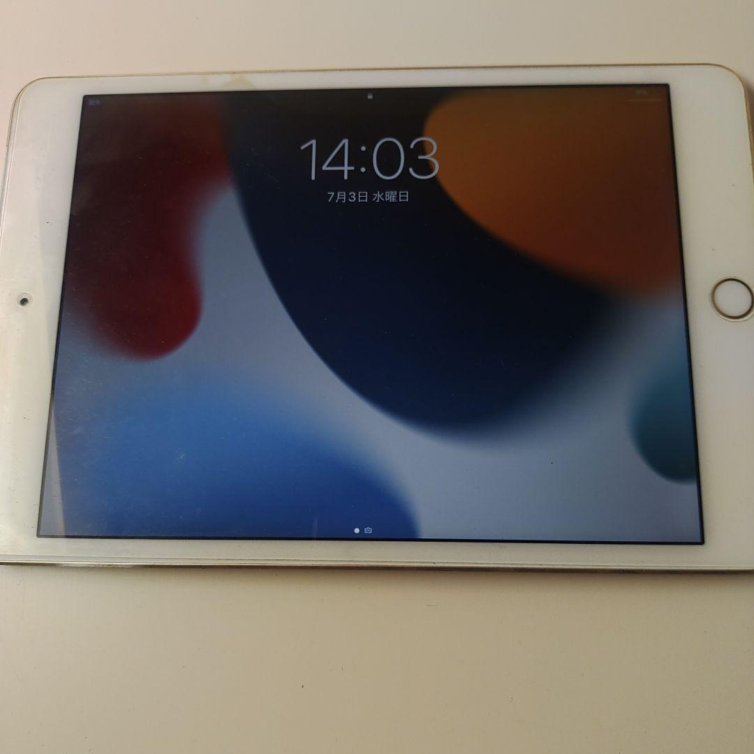 送料無料　iPad mini4 動作品　訳有　16gb グレーアウト　アップル