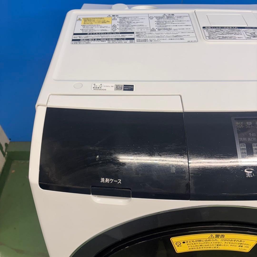600 ビッグドラム　洗濯機　ドラム式　容量10キロ　乾燥6キロ　左開き　極美品