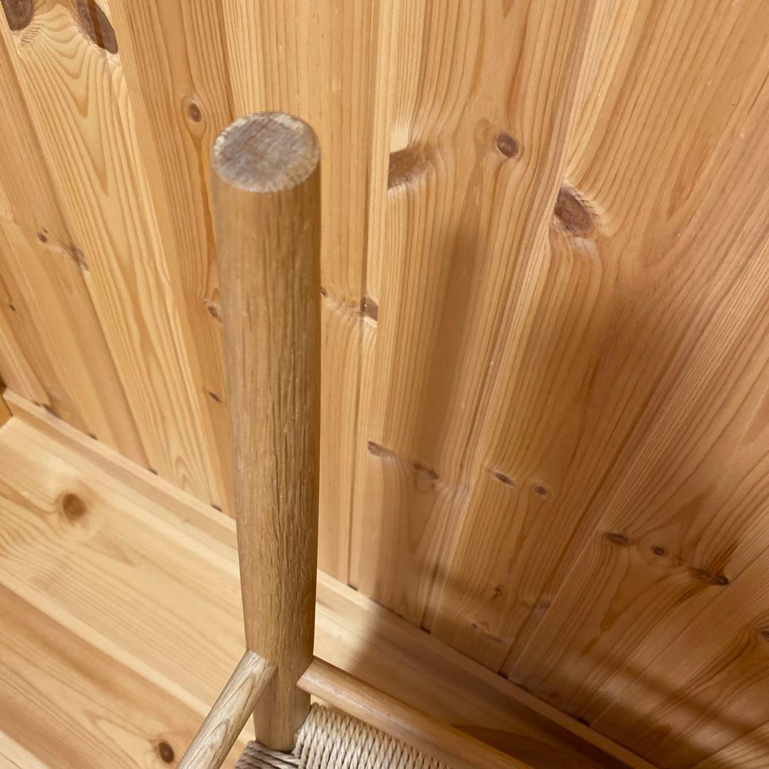 無印良品 オーク材ペーパーコードアームチェア