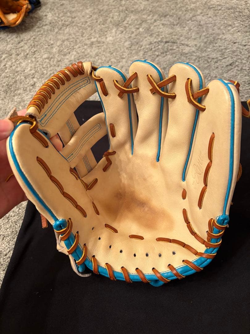 【Sっち】超貴重モデル　ＲＹＵ　硬式皮革軟式仕様限定グローブ　内野用