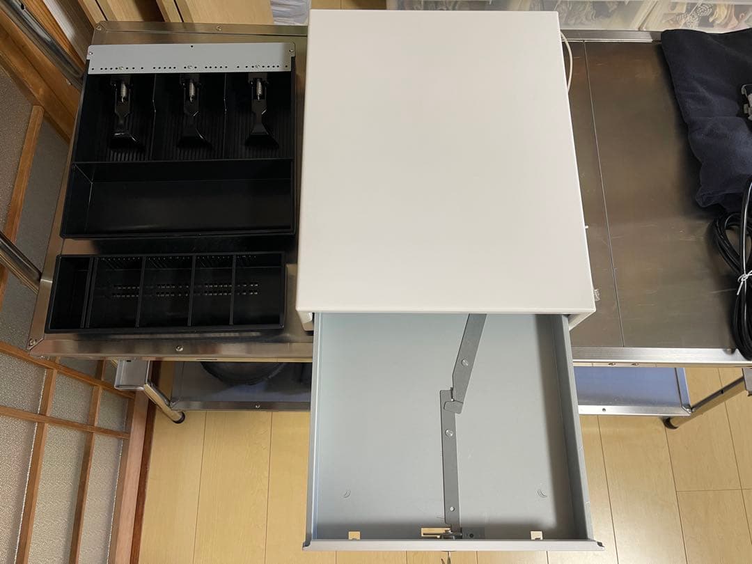 【HK】美品　SIIサーマルプリンター＆ドロアー　RP-F10エアレジ対応