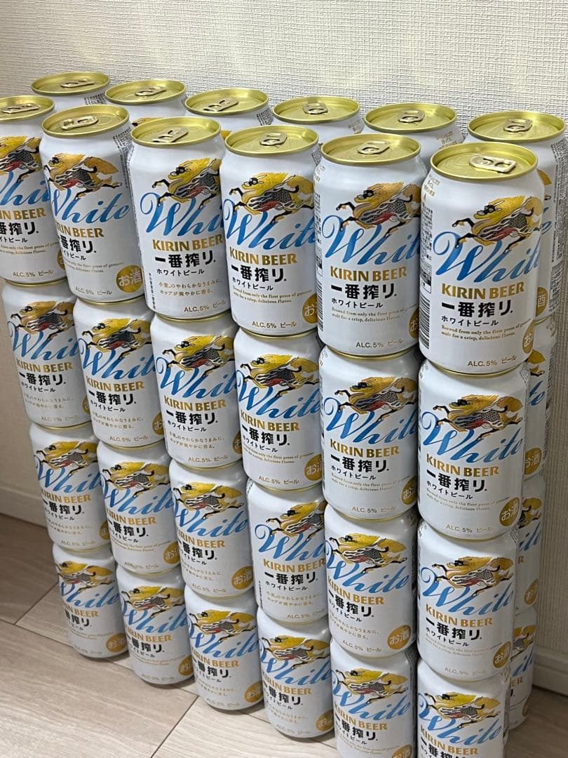 【送料無料・新品】キリンビール 一番搾りホワイトビール 48缶セット