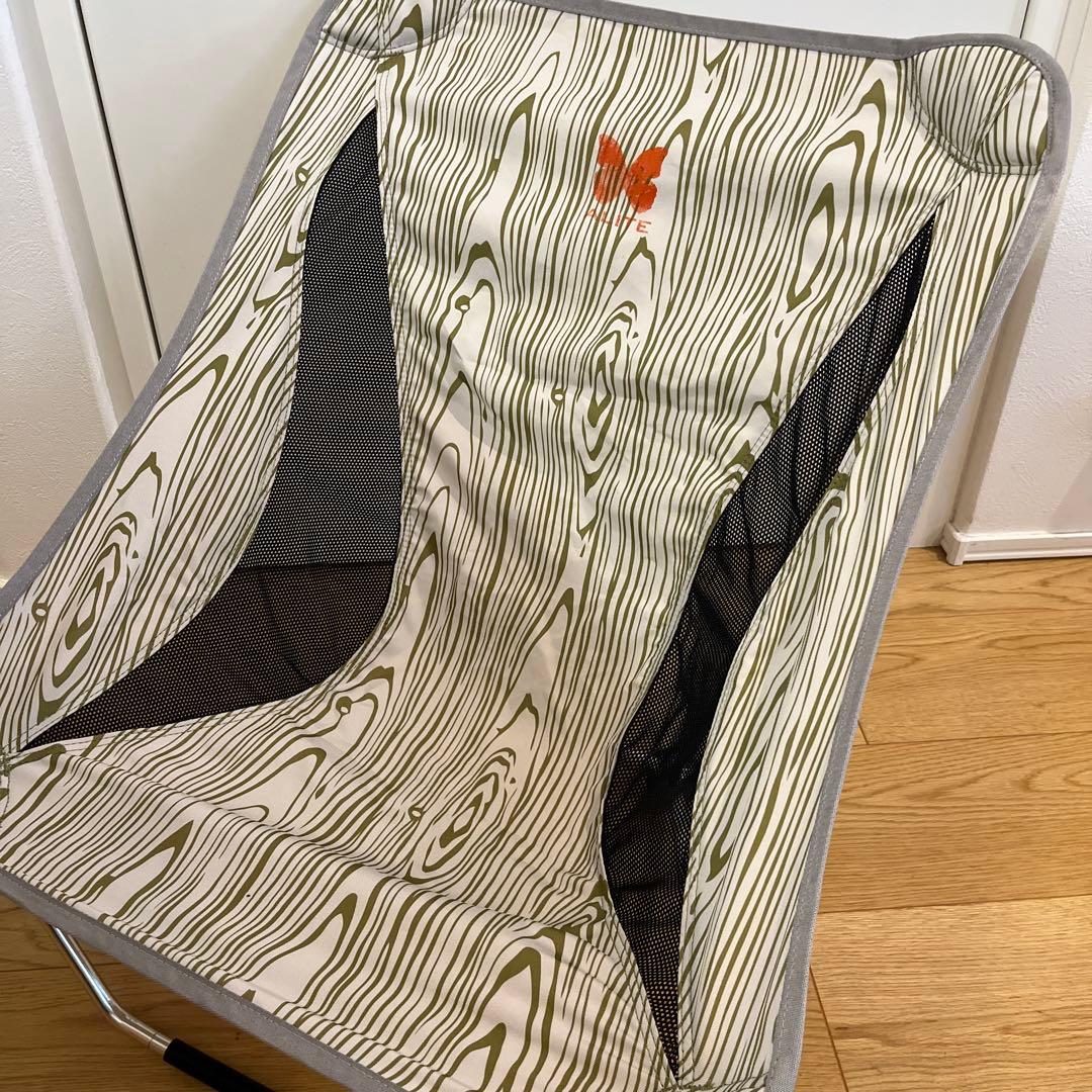 タグ付き ALITE メイフライチェア ウッドグレイン　志摩リン　ゆるキャン△