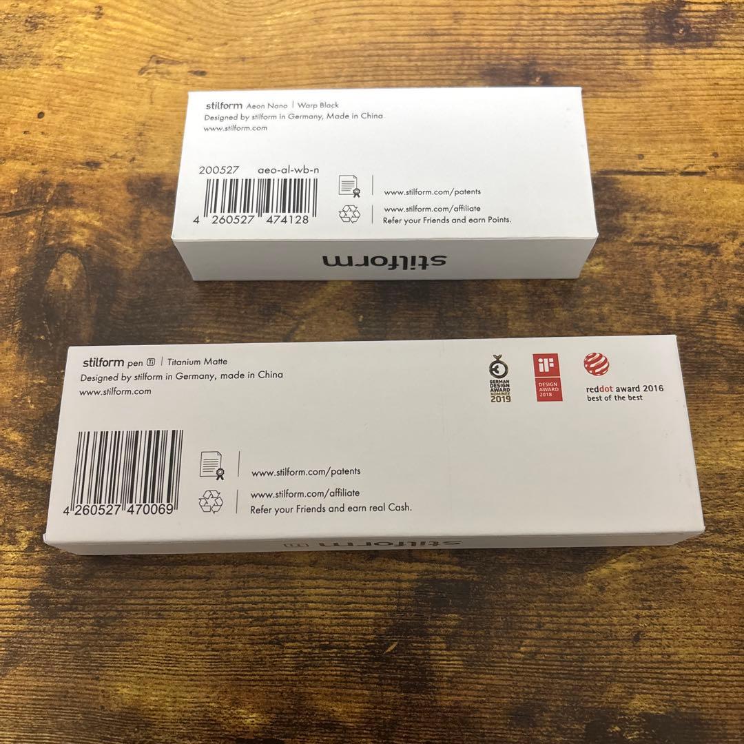 【希少】【新品】stilform チタニウムボールペン& Aeon Nano