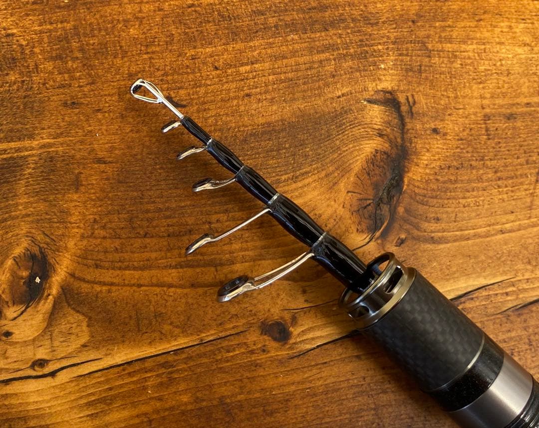 トラウトセット　トラウトロッド　5ft 渓流釣り　超軽量　カーボンロッド　リール