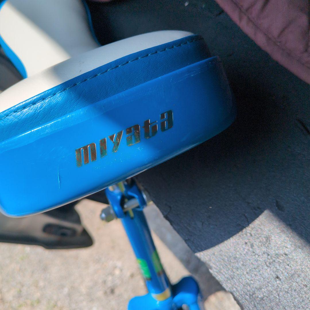 MIYATA　一輪車　青　フラミンゴ　ミヤタ　24インチ ブルーカラー　②