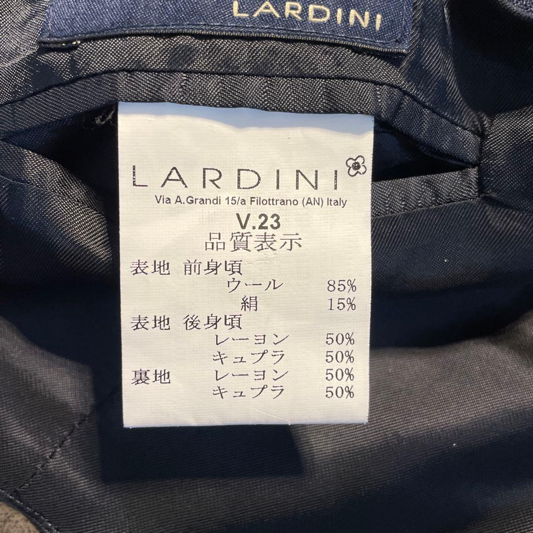 LARDINI横浜高島屋正規店購入　ジレ チェック柄 シルク混 定価82500円