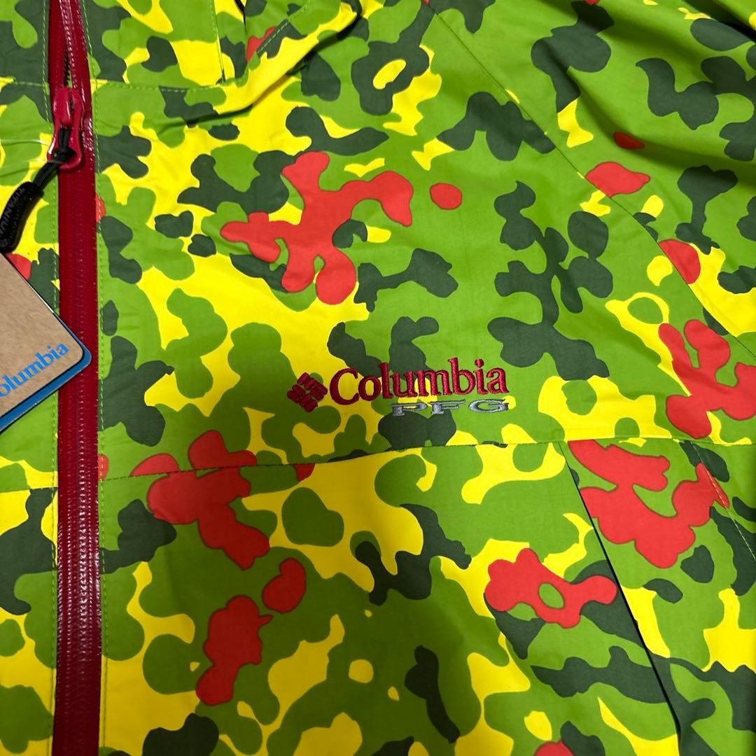 【激レアXL・収納袋付】常吉×コロンビア PFG 限定コラボジャケット ※訳あり