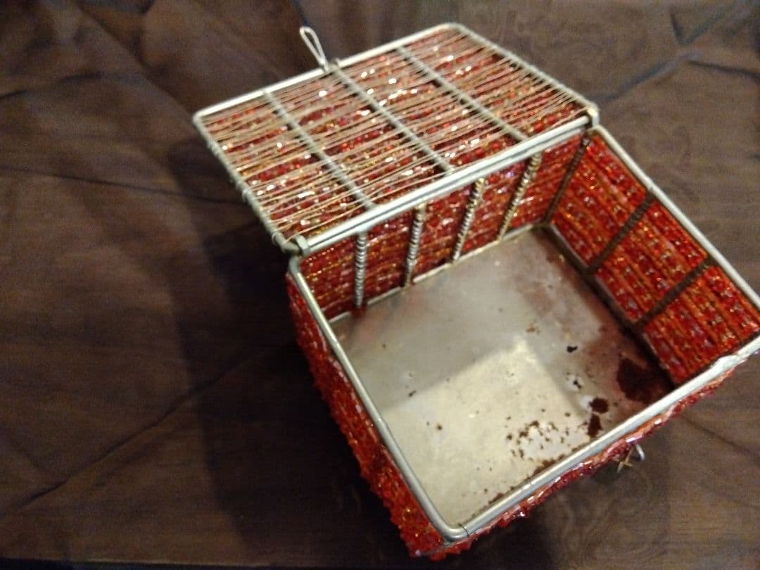 希少★キラキラかわいい★Afternoon Tea ビーズ小物入れ