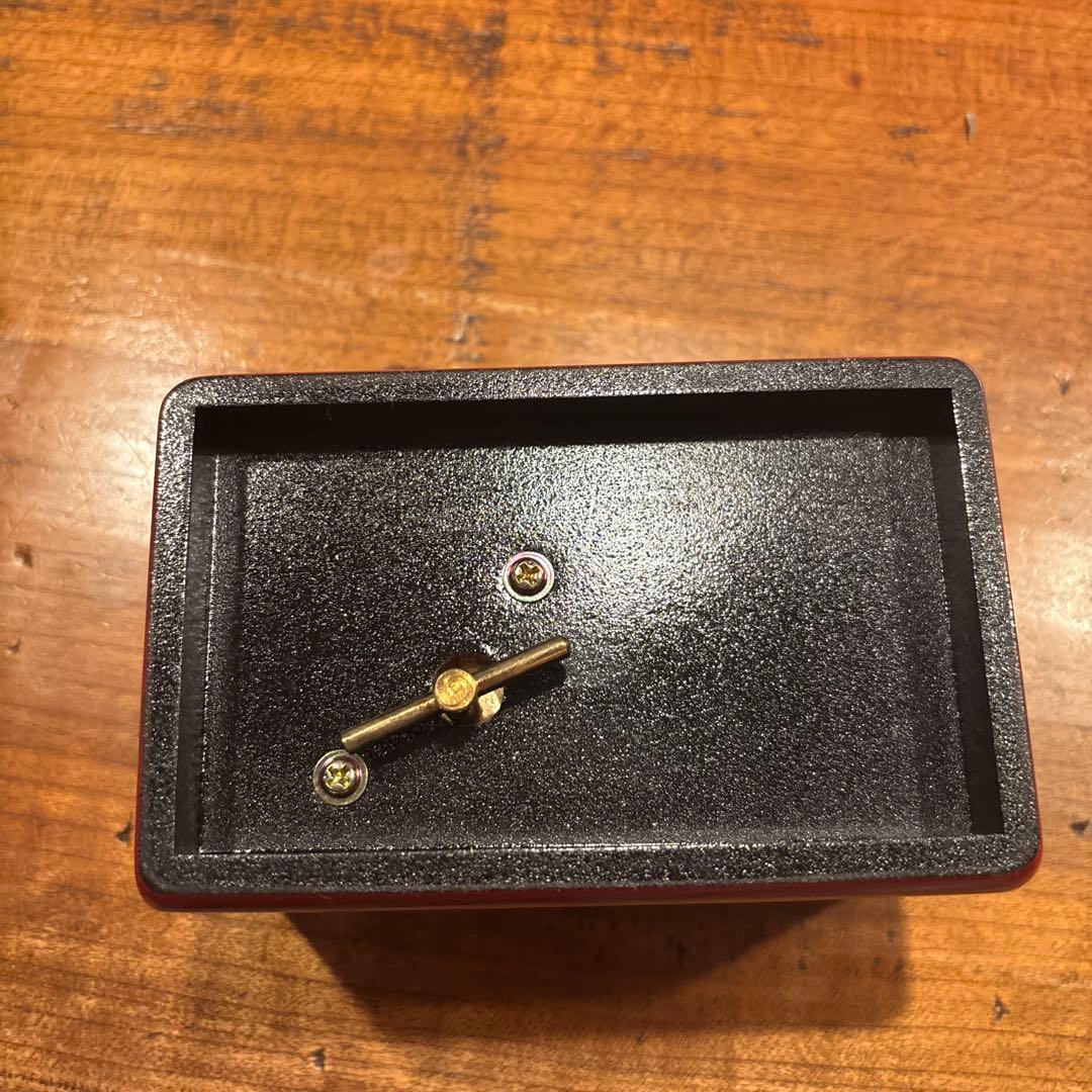 会津塗 小物入れ オルゴール 猫