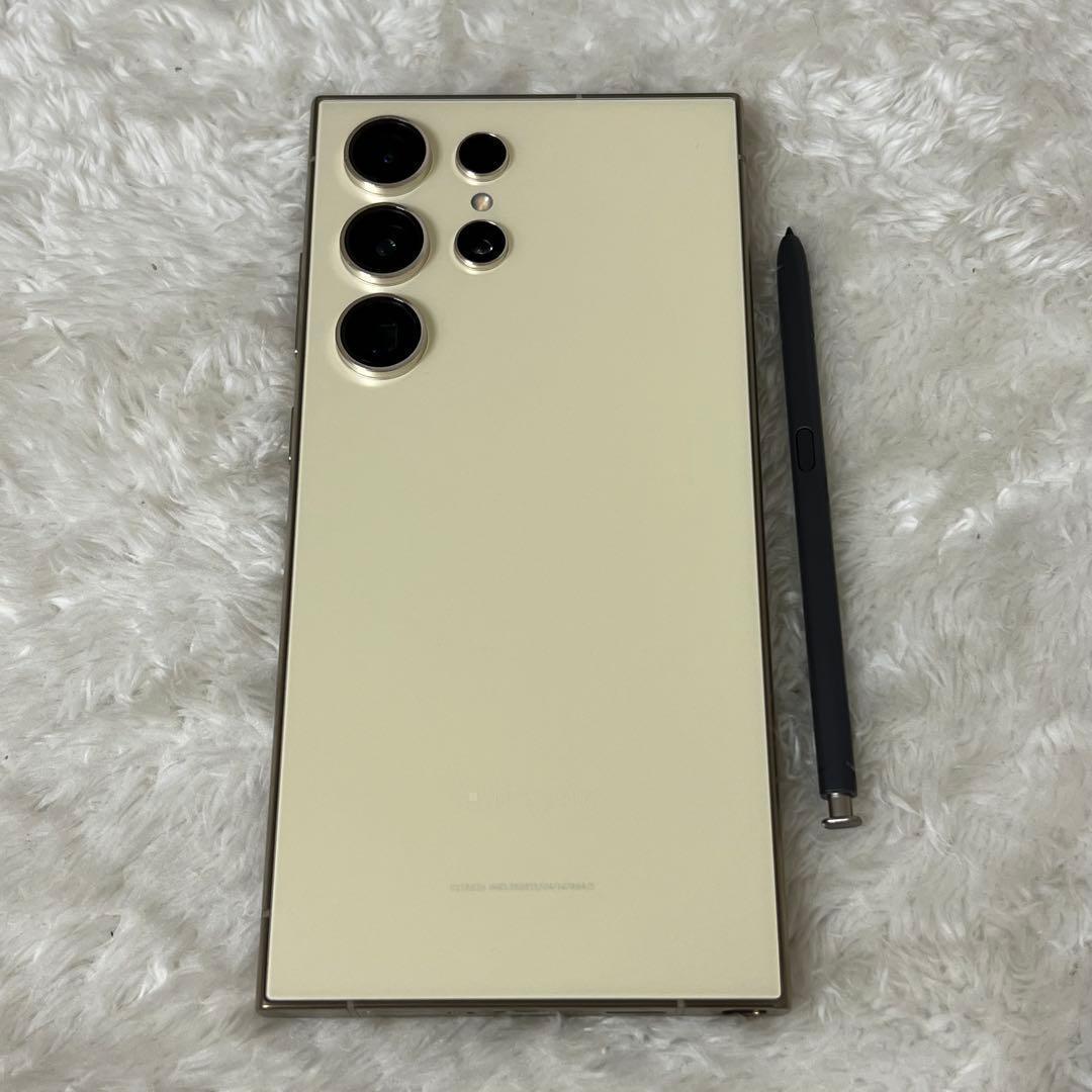 ★Galaxy S24 ultra 256GB チタニウムイエロー i50